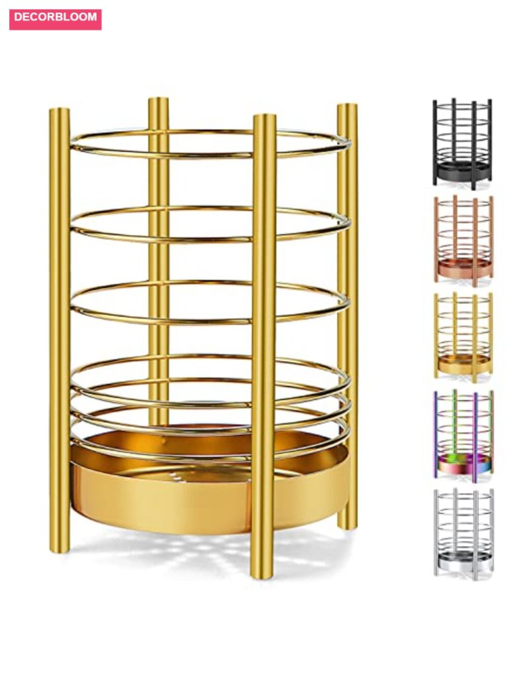 Stainless Steel Utensil Holder Kitchen Counter Caddy Organizer Cooking Tool